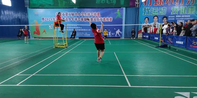 安庆市第五届中小学生羽毛球赛完赛